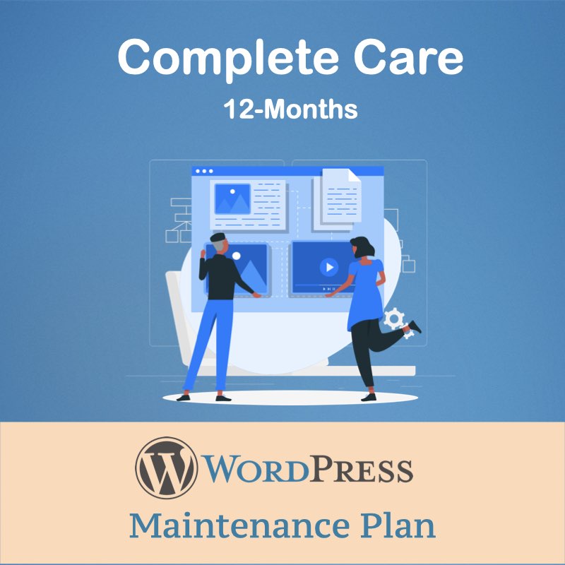 Wordpress Care Maintenance - Retainer Plan Support Services