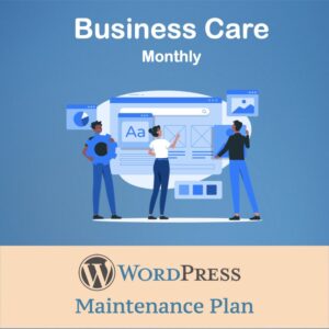 Wordpress Care Maintenance - Monthly Plan Support Services