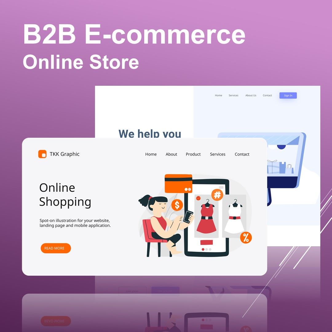 B2B E commerce online store