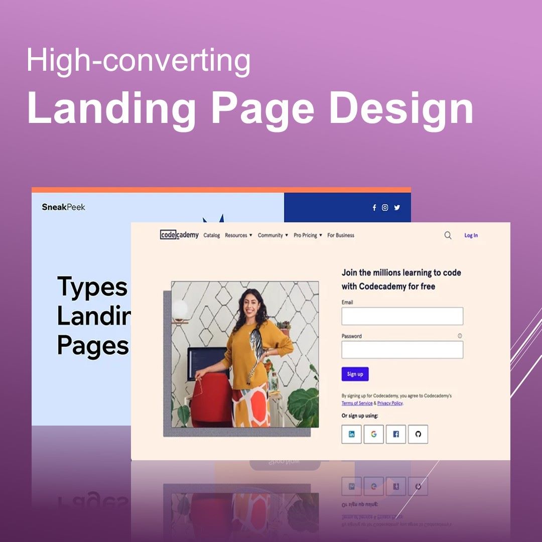 high converting landing page